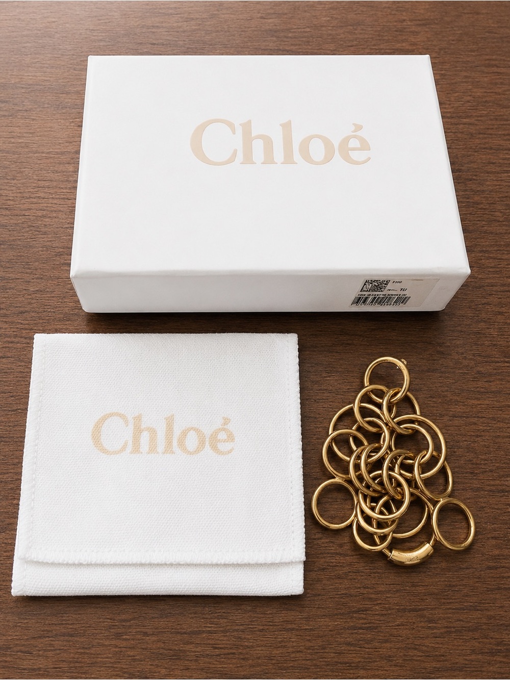 Chloé Gold Tone Statement earrings